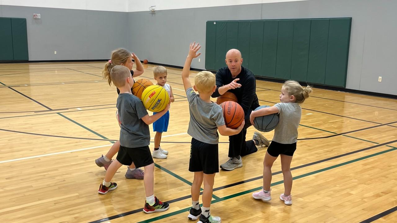 Basketball training at Pay It Forward