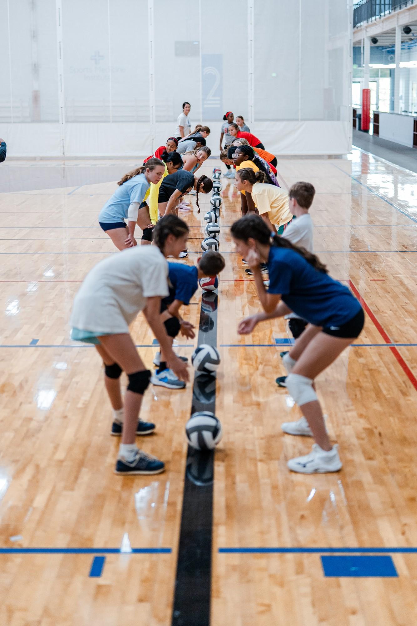 Volleyball training at Pay It Forward