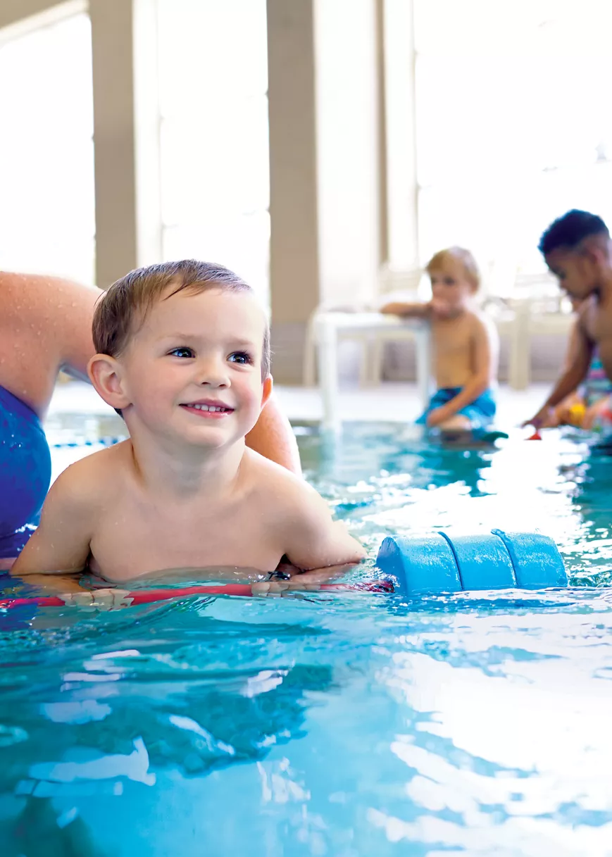 Swimming lessons at Pay It Forward
